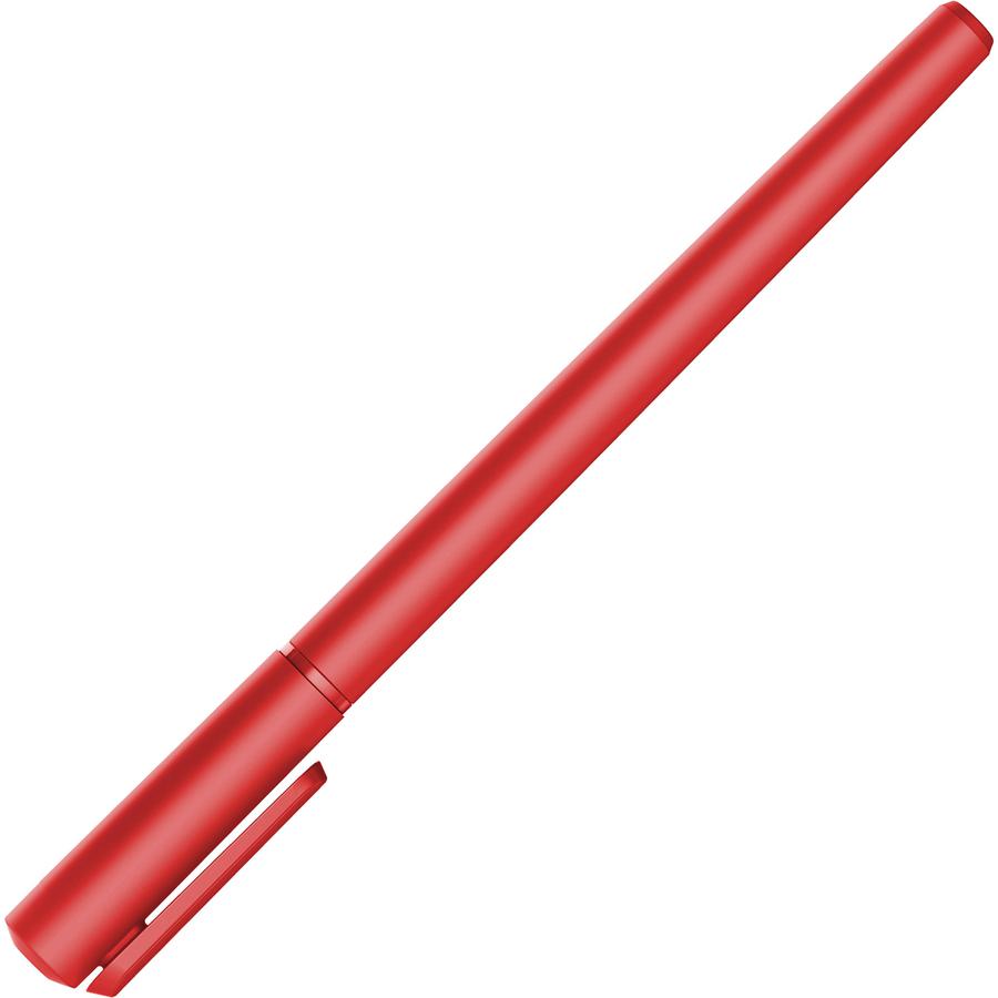 Paper Mate Ballpoint Stick Pens - Medium Pen Point - Red - Red Barrel - 1 Dozen. Picture 4
