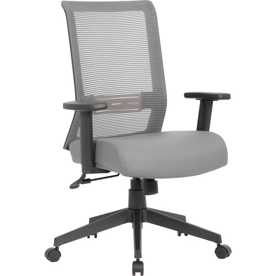 Lorell Task Chair Antimicrobial Seat Cover - 19" Length x 19" Width - Polyester - Gray - 1 Each. Picture 2
