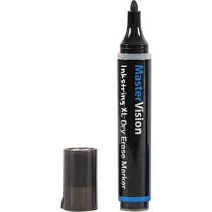 Bi-silque Inkstring XL Dry Erase Markers - 3 mm Marker Point Size - Bullet Marker Point Style - Black Gel-based Ink - 12 Each. Picture 5