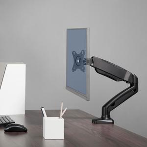 Lorell Mounting Arm for Monitor - Black - Height Adjustable - 1 Display(s) Supported - 14.30 lb Load Capacity - 75 x 75, 100 x 100 - 1 Each. Picture 13