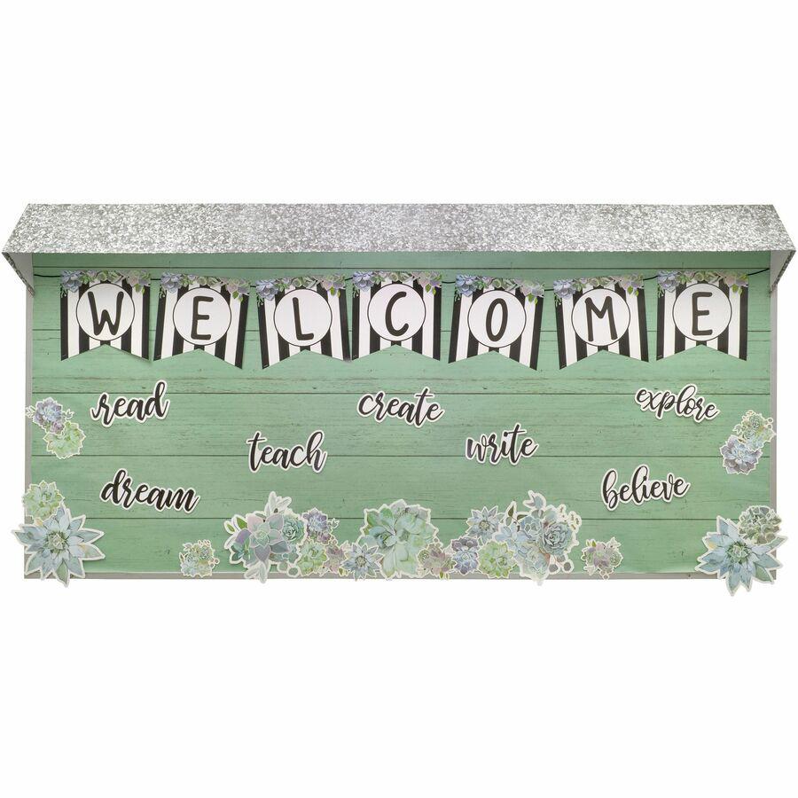 Fadeless Designs Paper Roll - Art Project, Craft Project, Classroom, Display, Table Skirting, Decoration, Bulletin Board - 48"Width x 50"Length - 1 / Roll - Green. Picture 2