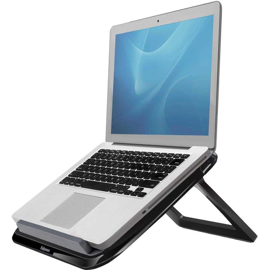 Fellowes I-Spire Series Laptop Quick Lift -Black - 1.6" x 12.6" x 11.3" x - ABS Plastic - 1 Each - Black. Picture 12