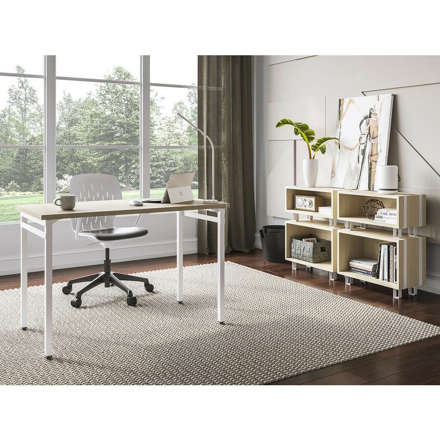 Safco Ready Beige Home Office Stackable Storage - 24" x 12"12.4" Cabinet - Finish: Beige - Versatile, Stackable. Picture 2
