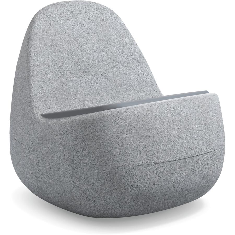 HON Skip Seat Cushion - Polyurethane Foam Filling - Easy to Clean, Comfortable - Slate. Picture 2