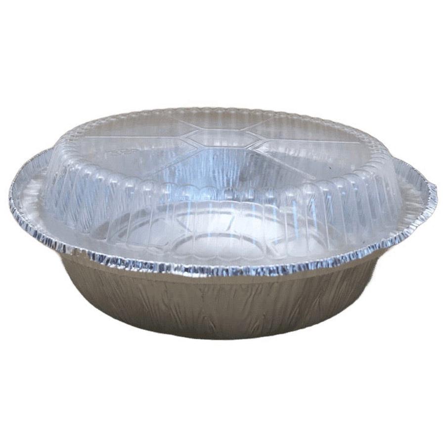 SEPG Banyan Aluminum Foil Round Pans - Serving, Food, Transporting, Storing - Silver - Aluminum Body - Round - 500 / Carton. Picture 2
