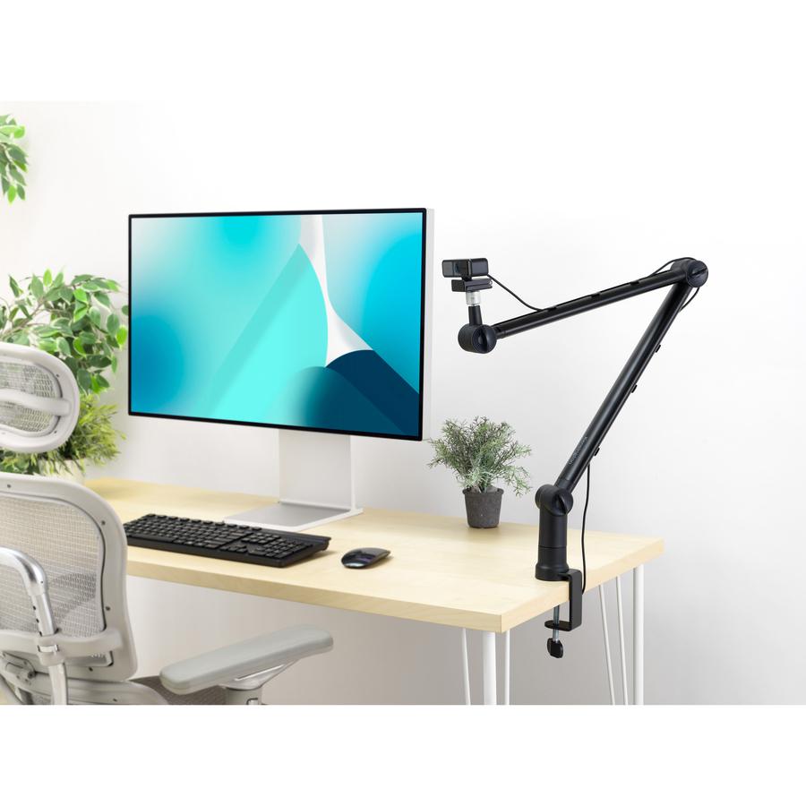 Kensington A1020 Mounting Arm for Microphone, Webcam, Lighting System, Camera, Telescope - Black - 1 Each. Picture 2