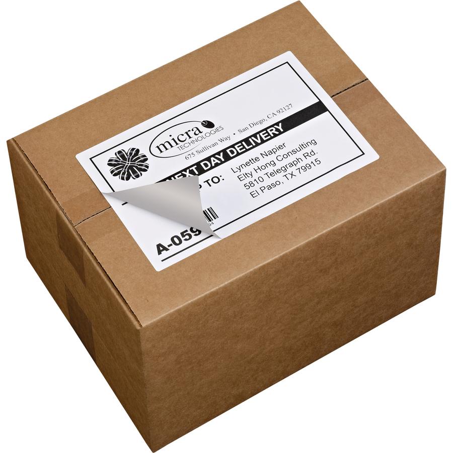 Avery&reg; Internet Shipping Labels, TrueBlock&reg; Technology, Permanent Labels, 5.5" x 8.5" , Laser, 200 Labels (05126) - Avery&reg; Internet Shipping Labels, 5.5" x 8.5" , 200 Total (05126). Picture 3