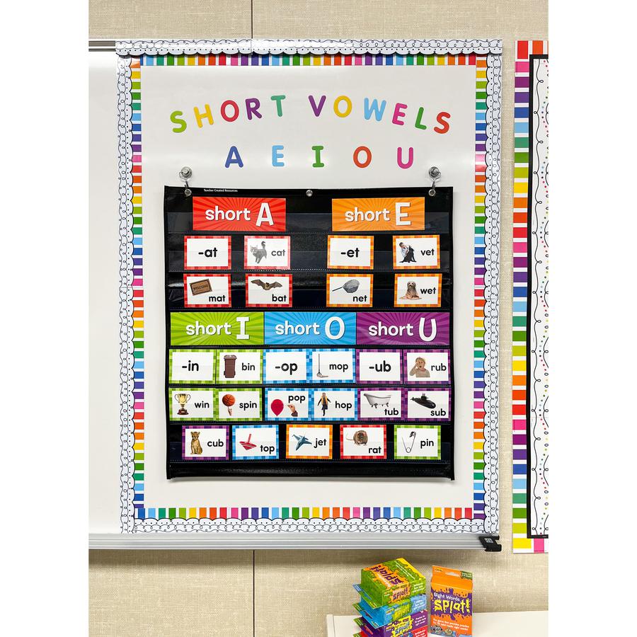 Teacher Created Resources Colorful Magnetic Letters - Fun Theme/Subject - Magnetic - 2" Length - Multi - 1 Pack. Picture 2