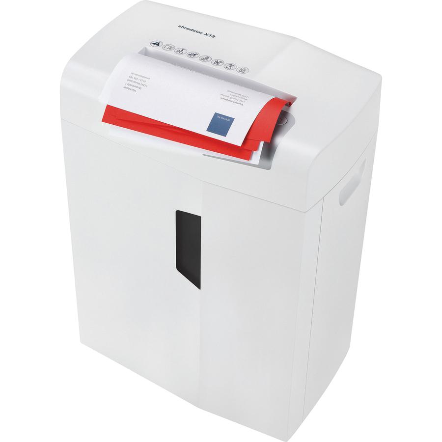 HSM shredstar X12 - 5/32" x 1 7/16" + Sep. CD Cutting unit - Particle Cut - 12 Per Pass - for shredding CD, DVD, Paper, Credit Card, Paper Clip, Staples - 0.156" x 1.438" Shred Size - P-4/O-1/T-2/E-2/. Picture 2
