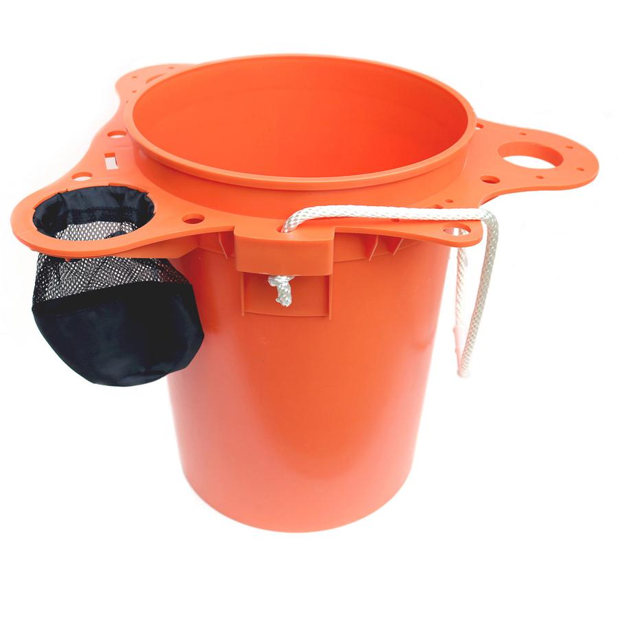 My Bucket Extreme Bucket - 5.50 gal - Plastic - Orange - 1 Each. Picture 2