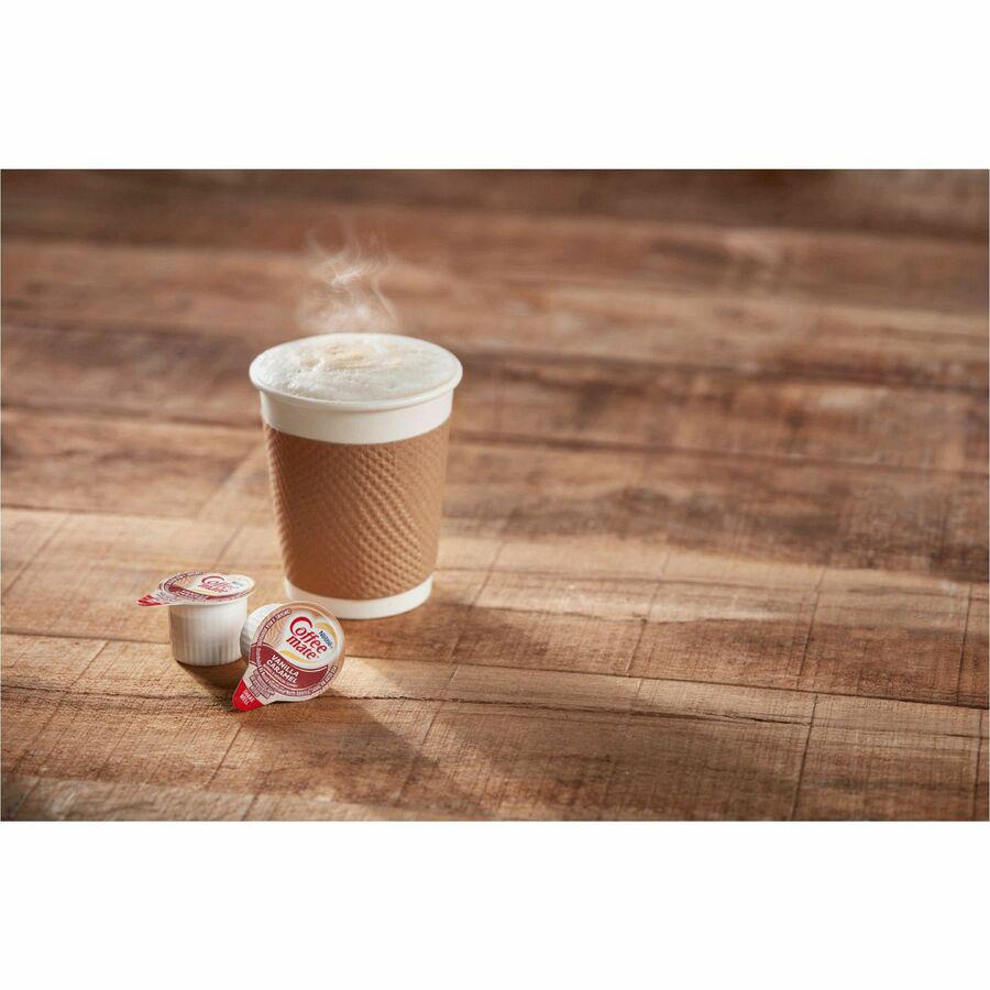 Coffee mate Vanilla Caramel Liquid Creamer - Vanilla Caramel Flavor - 0.38 fl oz (11 mL) - 180/Carton. Picture 2