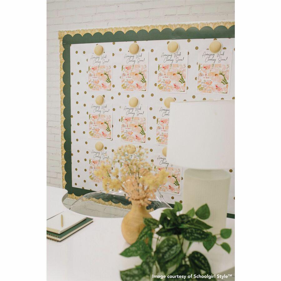 Fadeless Bulletin Board Paper Rolls - Art, Classroom, School, Home, Office, Decoration, Door, File Cabinet - 48"Width x 50 ftLength - 1 Roll - Little Miss - Paper. Picture 2