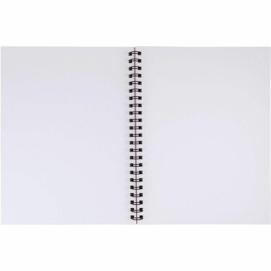 Pacon Fashion Sketch Book - 75 Pages - Spiral - 120 g/m&#178; Grammage - 9" x 6" - Neon Neon Squiggles Cover - Acid-free, Perforated, Durable. Picture 2