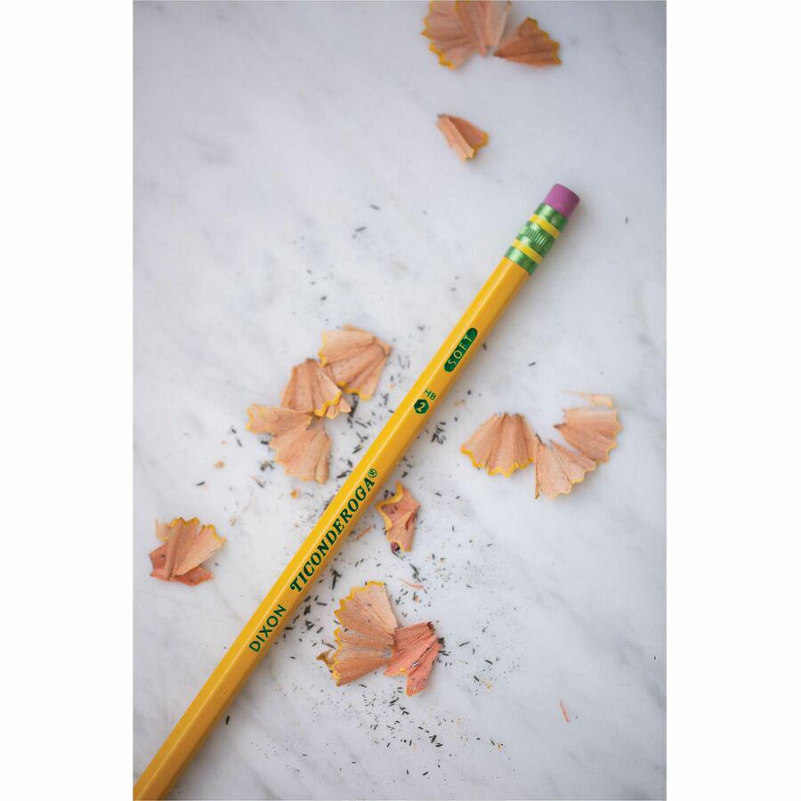 Dixon Soft No. 2 Pencils - Yellow Barrel - 240 / Box. Picture 2