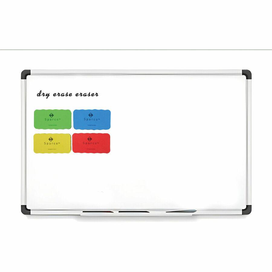 Sparco Magnetic Whiteboard Erasers - Magnetic - Assorted - EVA Foam - 12 / Box. Picture 2