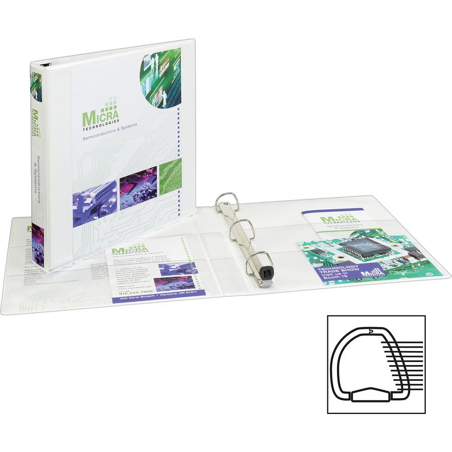 Avery&reg; Extra-Wide Heavy-Duty View Binder with One Touch EZD Rings - 1" Binder Capacity - Letter - 8 1/2" x 11" Sheet Size - 275 Sheet Capacity - 3 x D-Ring Fastener(s) - 4 Internal Pocket(s) - Pol. Picture 6