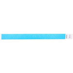 SICURIX Standard Dupont Tyvek Security Wristband - 100 / Pack - 0.8" Height x 10" Width Length - Blue - Tyvek. Picture 3