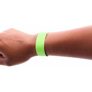SICURIX Standard Dupont Tyvek Security Wristband - 100 / Pack - 0.8" Height x 10" Width Length - Neon Green - Tyvek. Picture 7