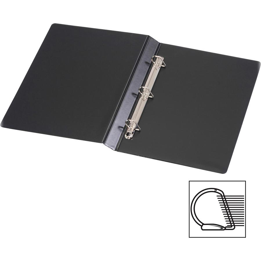 Cardinal Legal-size Slant-D Binders - 1" Binder Capacity - Legal - 8 1/2" x 14" Sheet Size - 240 Sheet Capacity - 5/8" Spine Width - 3 x D-Ring Fastener(s) - Vinyl - Black - 1.29 lb - Recycled - Label. Picture 4