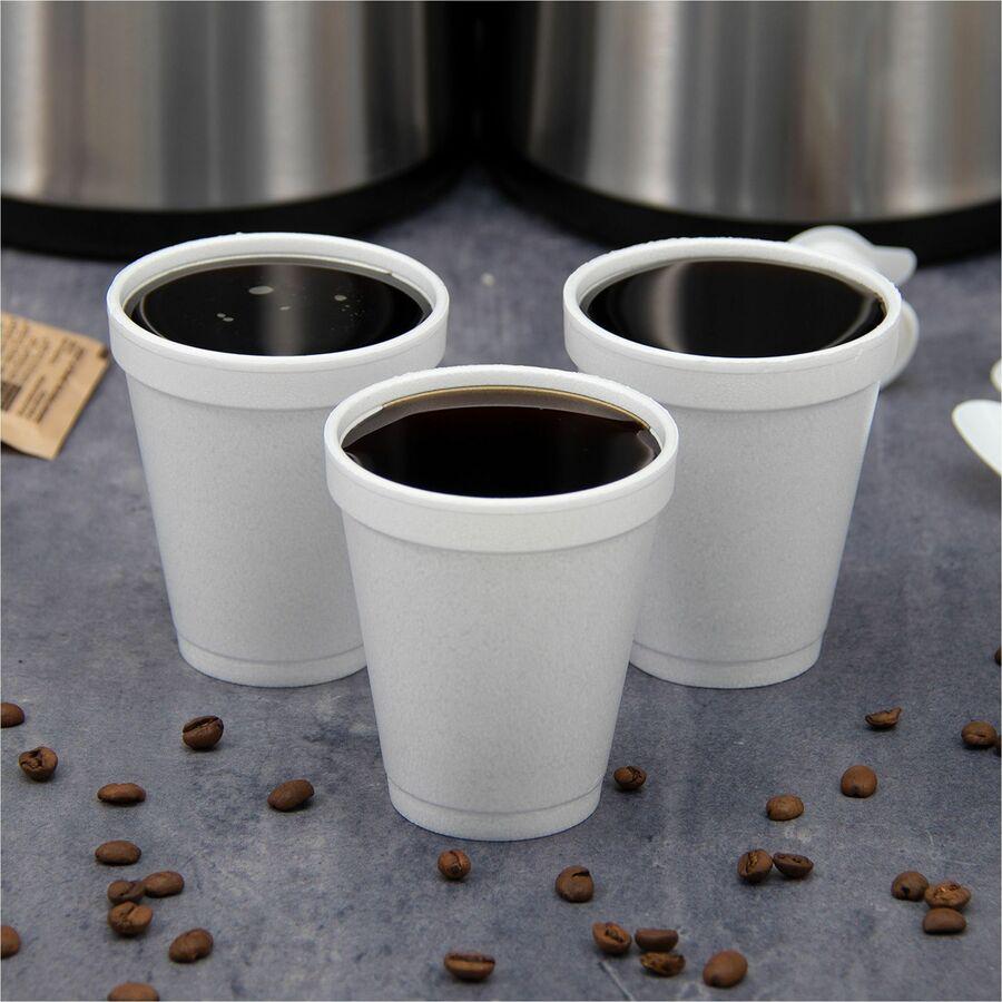 Dart 6 oz Insulated Foam Cups - 25 / Pack - 40 / Carton - White - Foam - Soft Drink, Cold Drink, Hot Drink. Picture 2