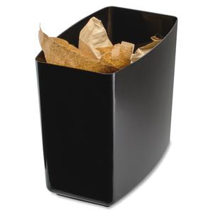Officemate 2200 Series Waste Container - 5 gal Capacity - 12.5" Height x 13.8" Width x 8.4" Depth - Black - 1 Each. Picture 5