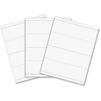 C-Line Embossed Cardstock Name Tents - Letter - 8 1/2" x 11" - 100 / Box - White. Picture 8