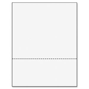 PrintWorks Professional Pre-Perforated Paper for Invoices, Statements, Gift Certificates & More - Letter - 8 1/2" x 11" - 20 lb Basis Weight - 500 / Ream - Sustainable Forestry Initiative (SFI) - Perf. Picture 2