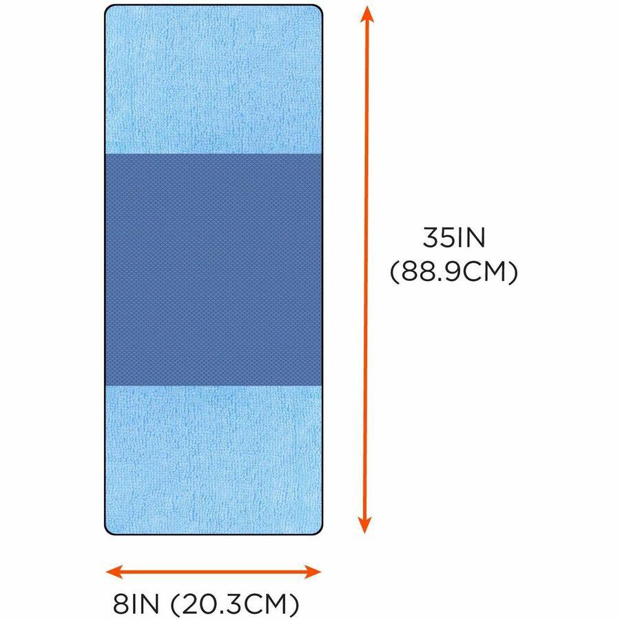 Ergodyne 6604 Multipurpose Cooling Towel - Blue - Polyvinyl Alcohol (PVA), MicroFiber - 1 Each. Picture 11