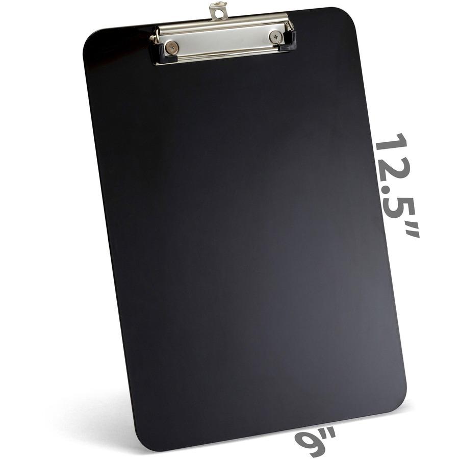 Officemate Magnetic Clipboard, Plastic - Plastic - Black - 1 Each. Picture 5