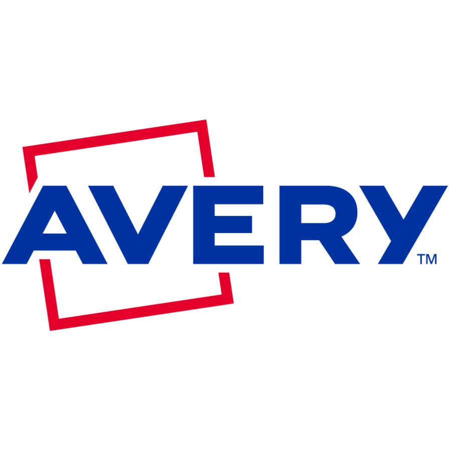 Avery&reg; Removable ID Labels - 5/8" Width x 7/8" Length - Removable Adhesive - Rectangle - White - Paper - 40 / Sheet - 1050 / Pack - Self-adhesive. Picture 3