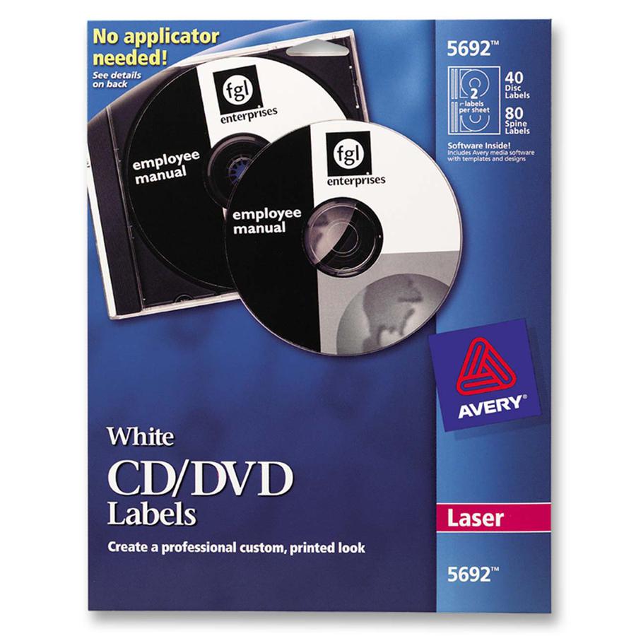 Avery&reg; Optical Disc Label - Laser - 40 / Pack. Picture 2