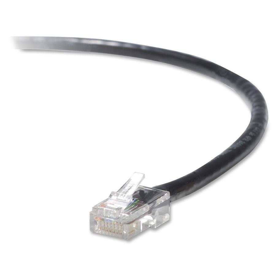 Belkin Cat5e Patch Cable - RJ-45 Male Network - RJ-45 Male Network - 5ft - Black. Picture 2