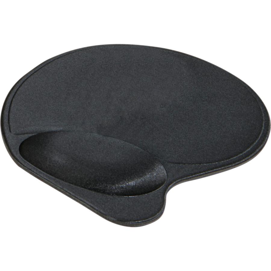 Kensington Mouse Wrist Pillow Rest - 0.90" x 10.90" x 7.90" Dimension - Black - Fabric - 1 Pack. Picture 2