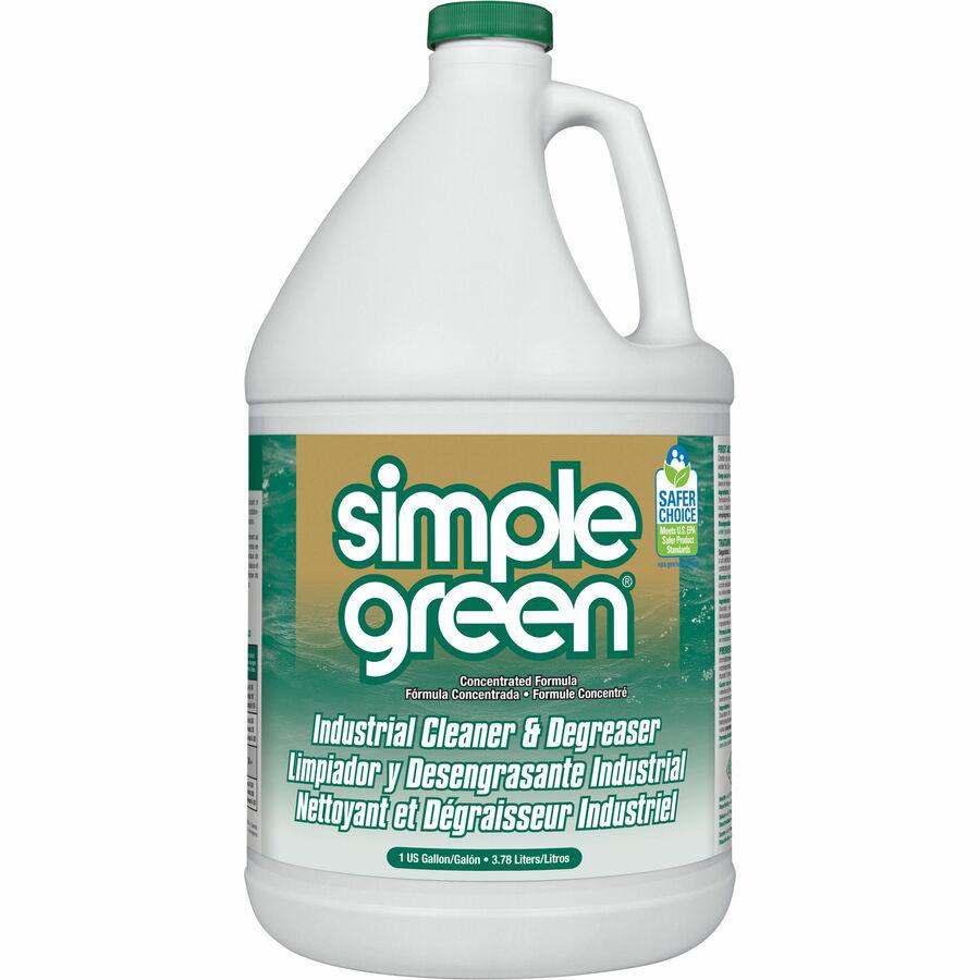 Simple Green Industrial Cleaner/Degreaser - Concentrate Liquid - 128 fl oz (4 quart) - Original Scent - 1 Each - White. Picture 3