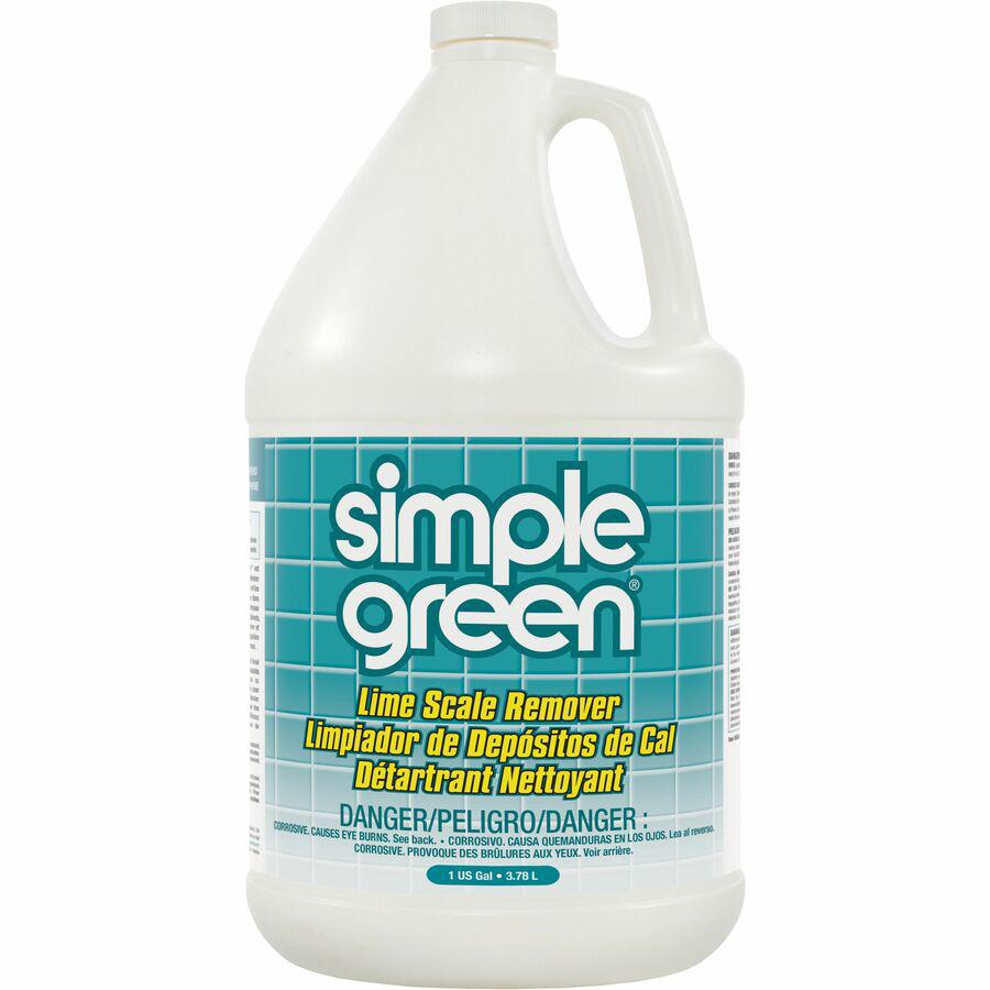 Simple Green Lime Scale Remover - Liquid - 128 fl oz (4 quart) - Wintergreen Scent - 1 Each - White. Picture 2