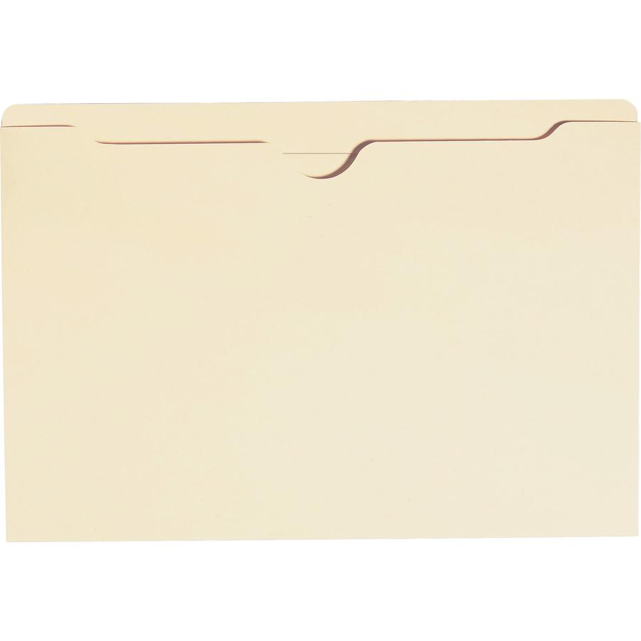 Smead Legal Recycled File Jacket - 8 1/2" x 14" - Manila - 10% Recycled - 100 / Box. Picture 8
