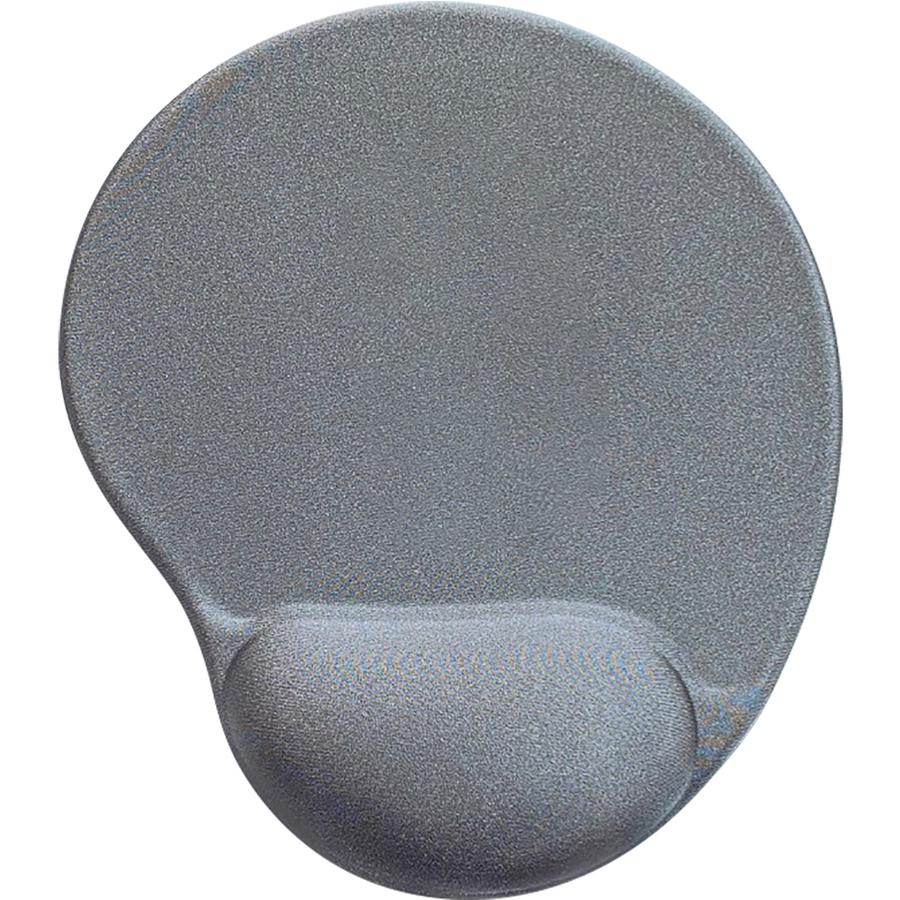 Compucessory Gel Mouse Pads - 9" x 10" x 1" Dimension - Gray - Gel - 1 Pack. Picture 3
