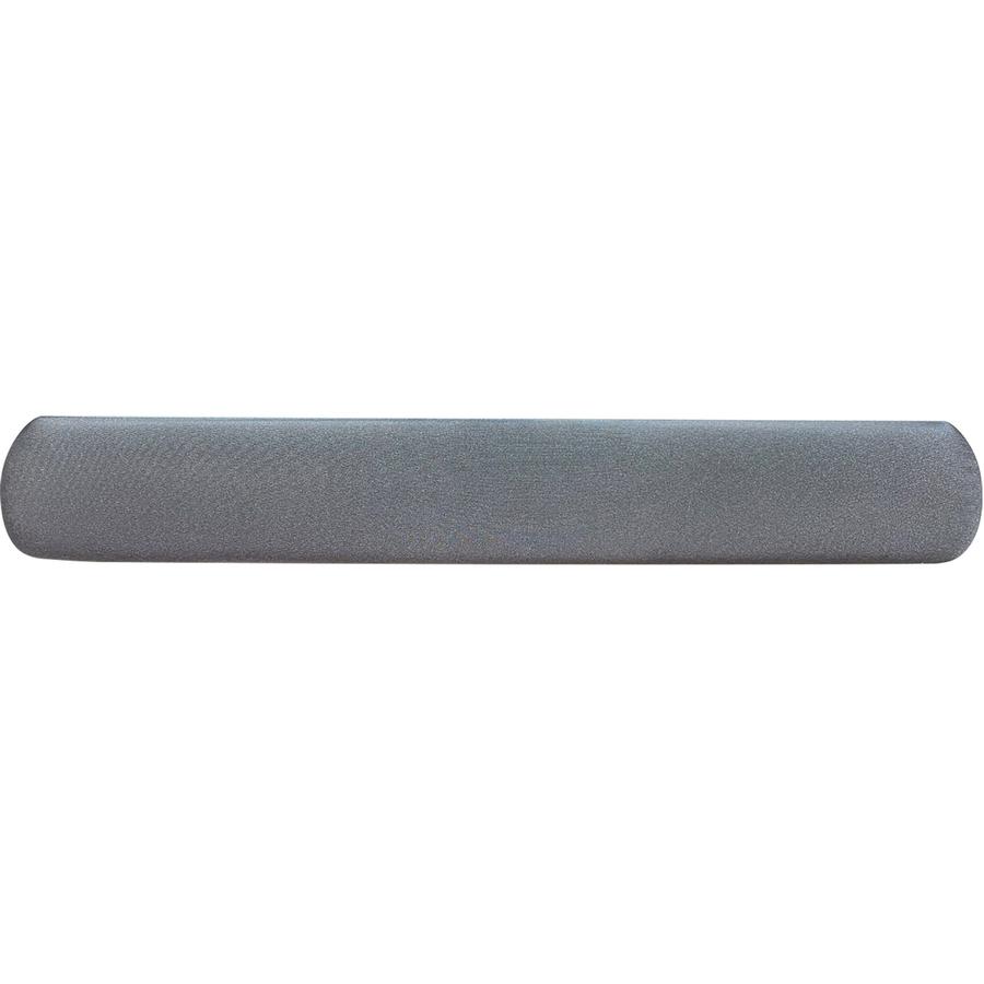 Compucessory Gel Keyboard Wrist Rest Pads - 19" x 2.87" x 0.75" Dimension - Gray - 1 Pack. Picture 8
