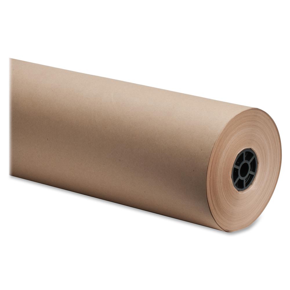 Sparco Bulk Kraft Wrapping Paper - 36" Width x 800 ft Length - 1 Wrap(s) - Kraft - Brown - 1 / Box. Picture 2