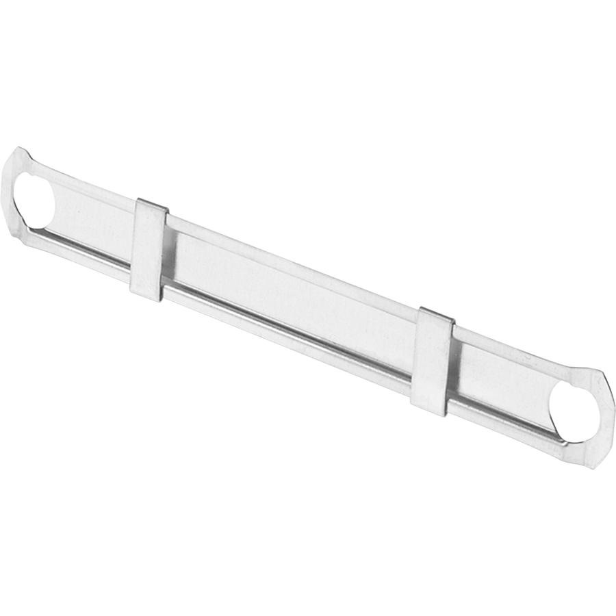 ACCO File Fastener Base - Standard - 1" Size Capacity - Heavy Duty, Coined Edge, Self-adhesive - 100 / Box - Metal. Picture 2