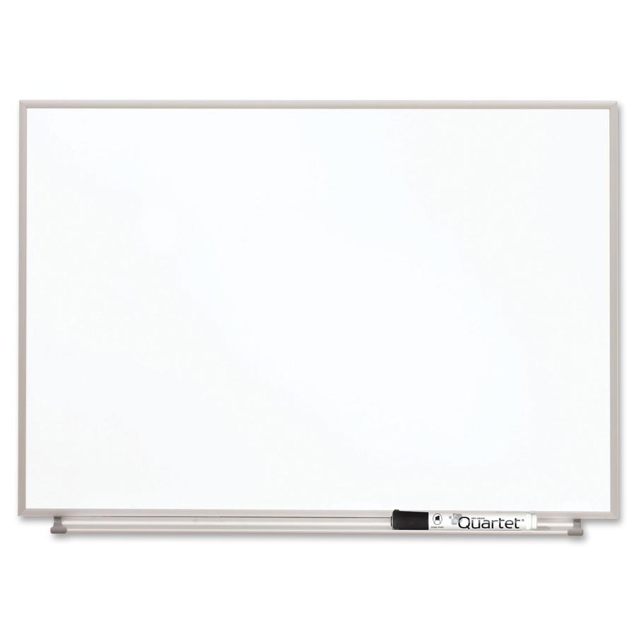 Quartet Matrix Whiteboard - 16" Height x 23" Width - White Surface - Magnetic, Durable - Silver Aluminum Frame - 1 Each. Picture 5