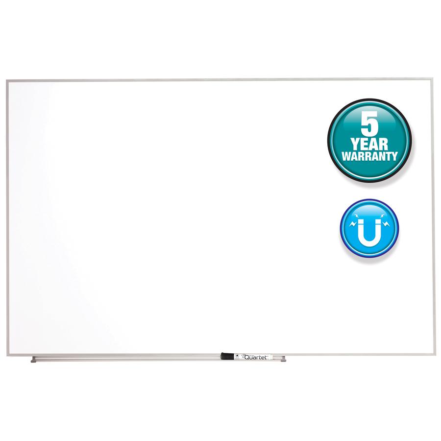 Quartet Matrix Whiteboard - 31" Height x 48" Width - White Surface - Magnetic, Durable - Silver Aluminum Frame - 1 Each. Picture 6