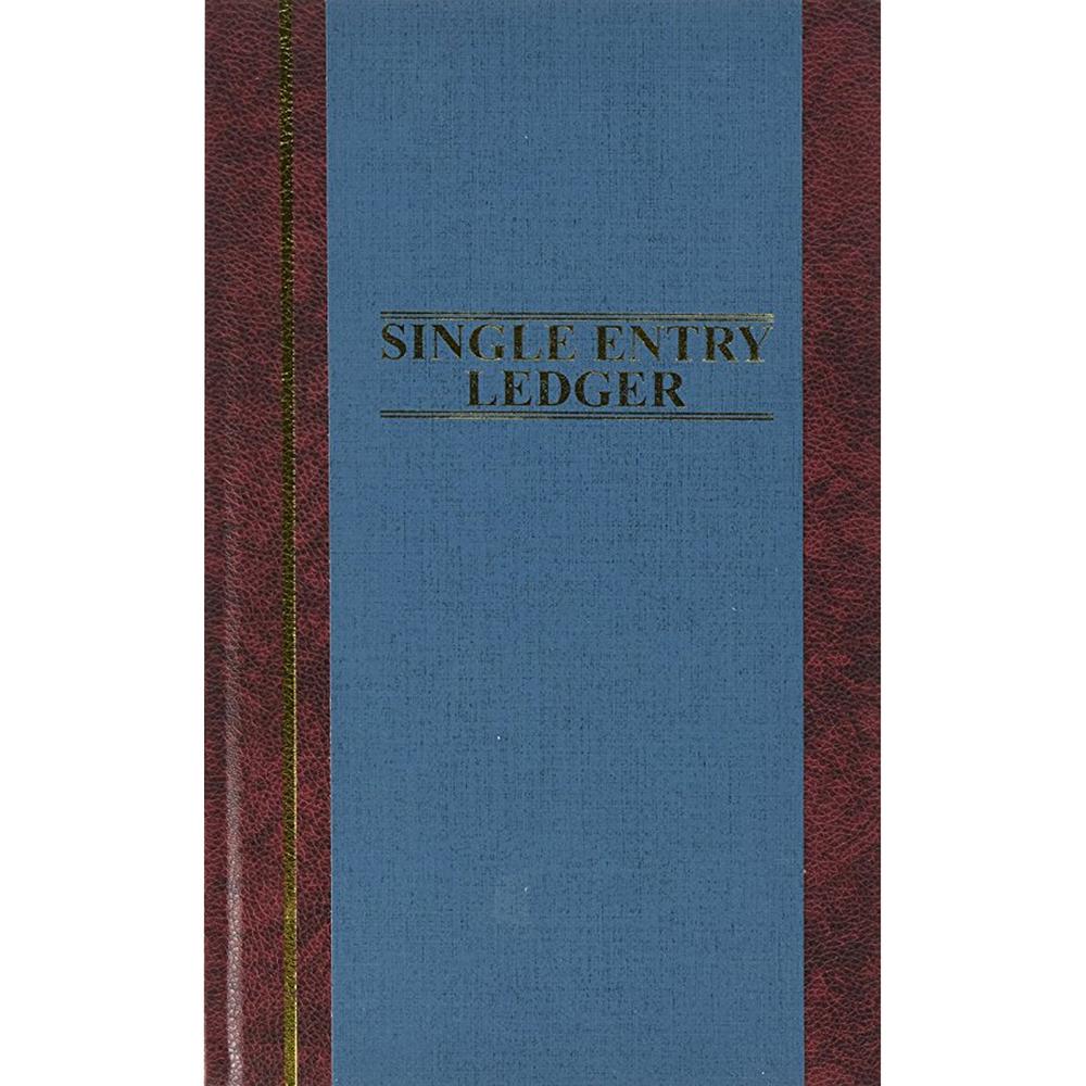 Wilson Jones S300 Single Entry Ledger Account Journal - 150 Sheet(s) - 7.25" x 11.75" Sheet Size - Blue - White Sheet(s) - Blue Cover - 1 Each. Picture 2