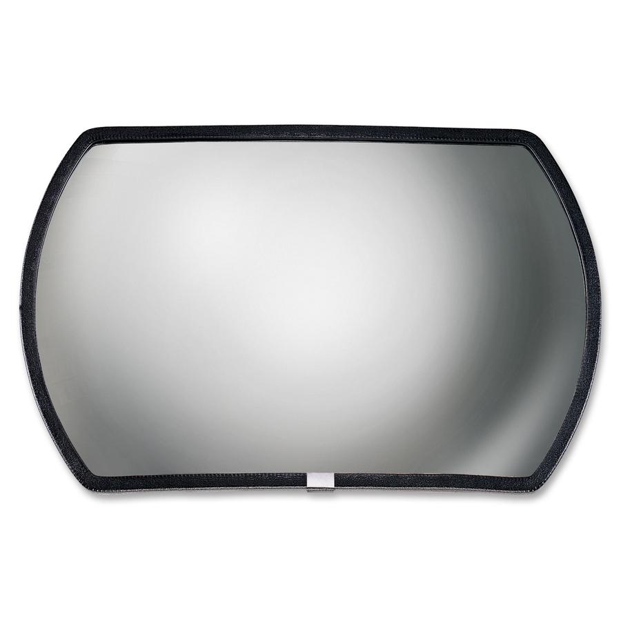 See All Rounded Rectangular Convex Mirrors - Rounded Rectangular - 18" Width x 12" Length - 1 Each. Picture 3