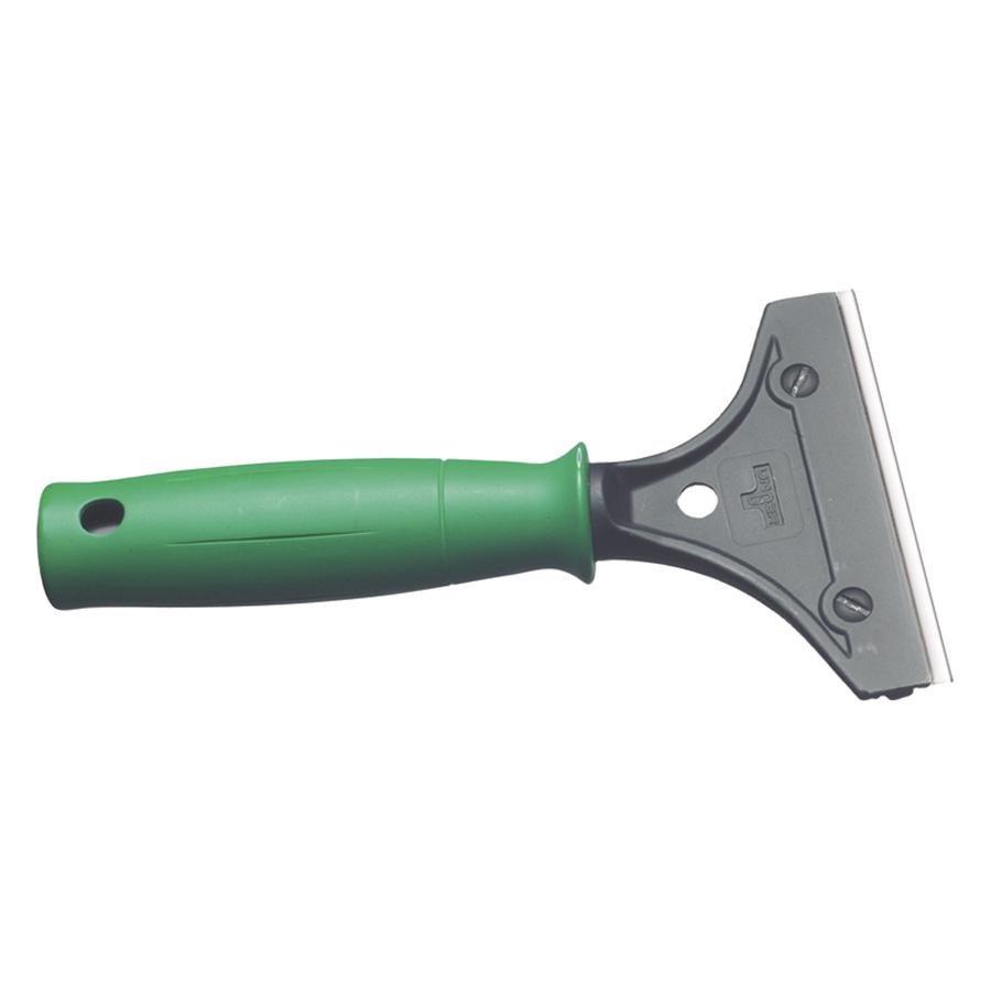 Unger ErgoTec Scraper - 4" Steel Blade - 7.87" Handle - Ergonomic Handle - Green. Picture 2