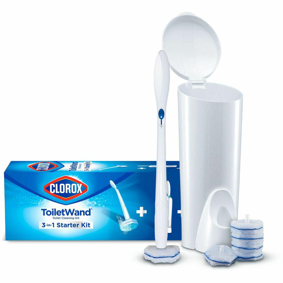 Clorox ToiletWand Disposable Toilet Cleaning System - 1 Kit (Includes: ToiletWand, Storage Caddy, 6 Disinfecting ToiletWand Refill Heads). Picture 20