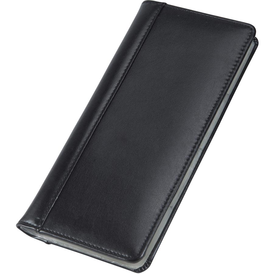 Samsill Regal Leather Business Card Holders - 96 Capacity - 4.50" Width x 10" Length - Leather Cover. Picture 3