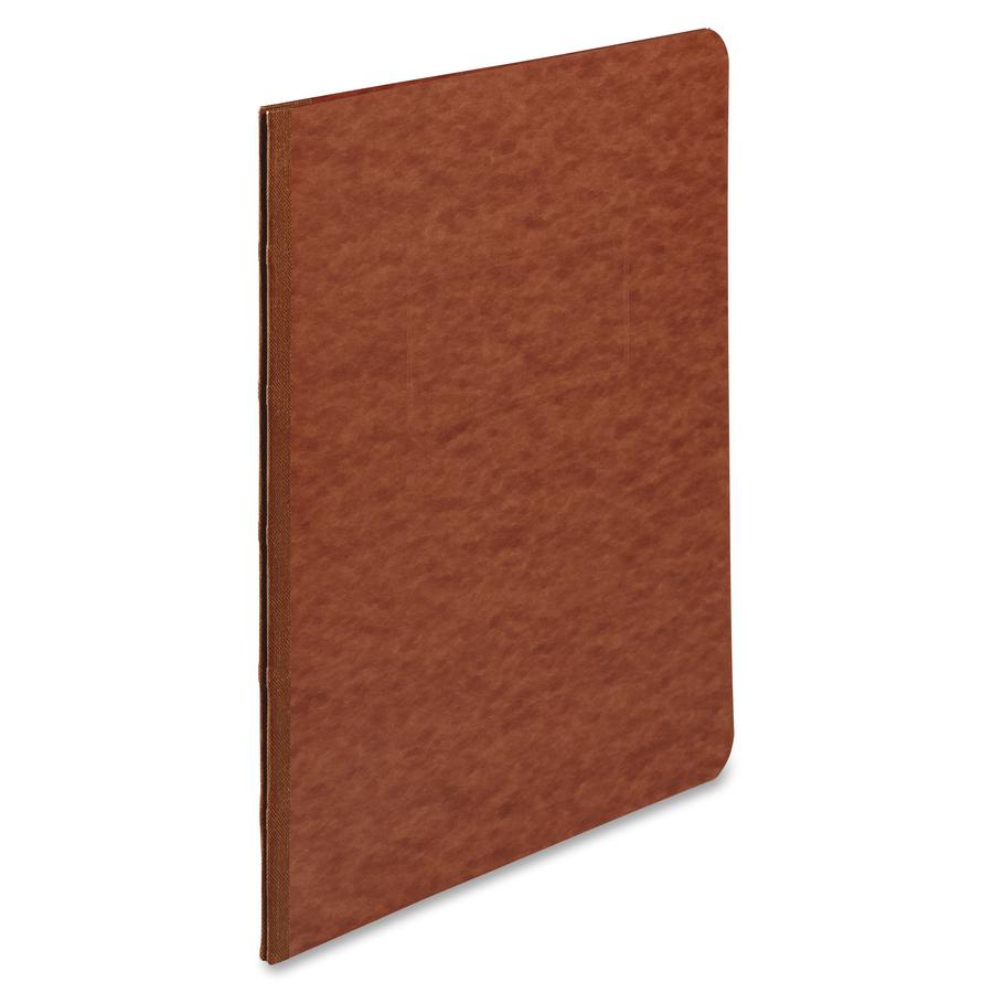 ACCO Letter Recycled Report Cover - 3" Folder Capacity - 8 1/2" x 11" - Pressboard, Tyvek - Red - 50% Recycled - 1 / Each. Picture 2