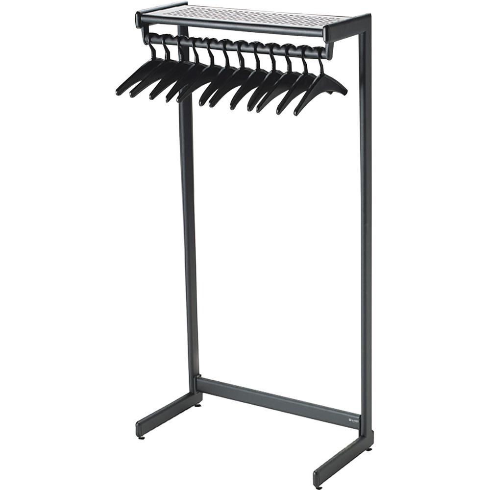 Quartet&reg; One-Shelf Garment Rack, Freestanding, 36", Black - Modern - 36" Width x 61.5" Height - Black. Picture 2