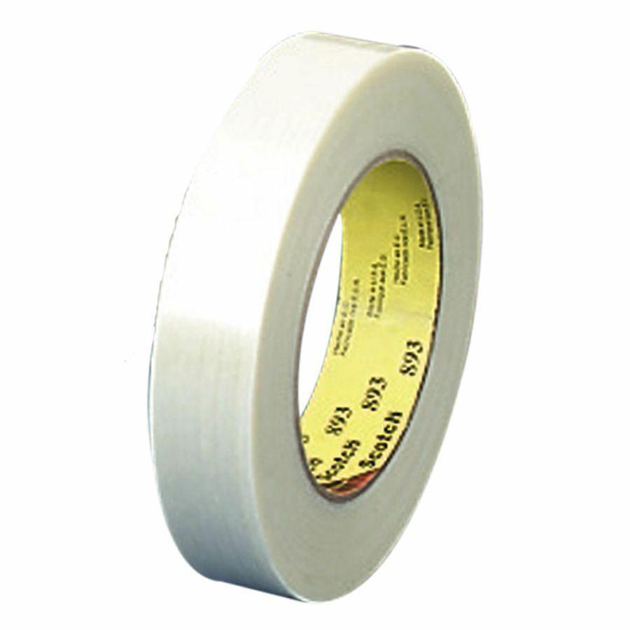 Scotch General-Purpose Filament Tape - 60 yd Length x 0.75" Width - 6 mil Thickness - 3" Core - Synthetic Rubber - Glass Yarn Backing - Tear Resistant, Split Resistant, Curl Resistant, Moisture Resist. Picture 2